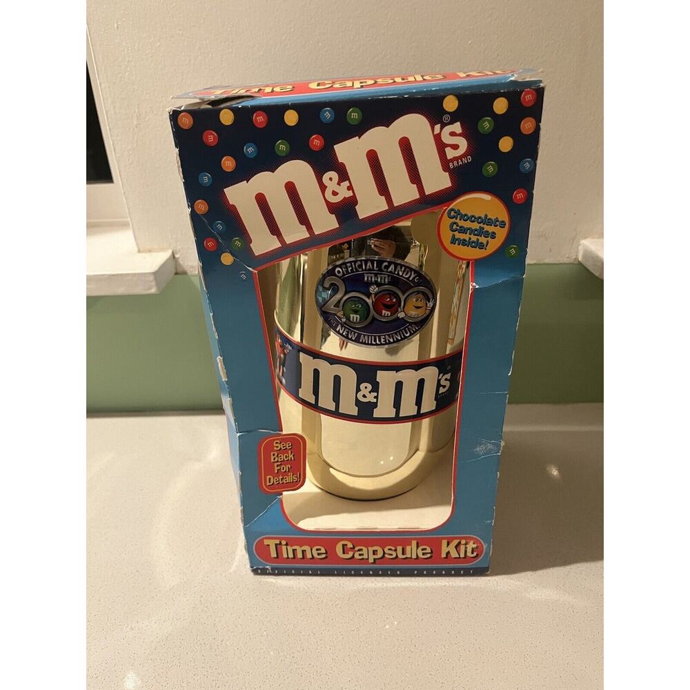 M&M's Time Capsule Kit "Official Candy Of The New Millennium" Vintage 2000